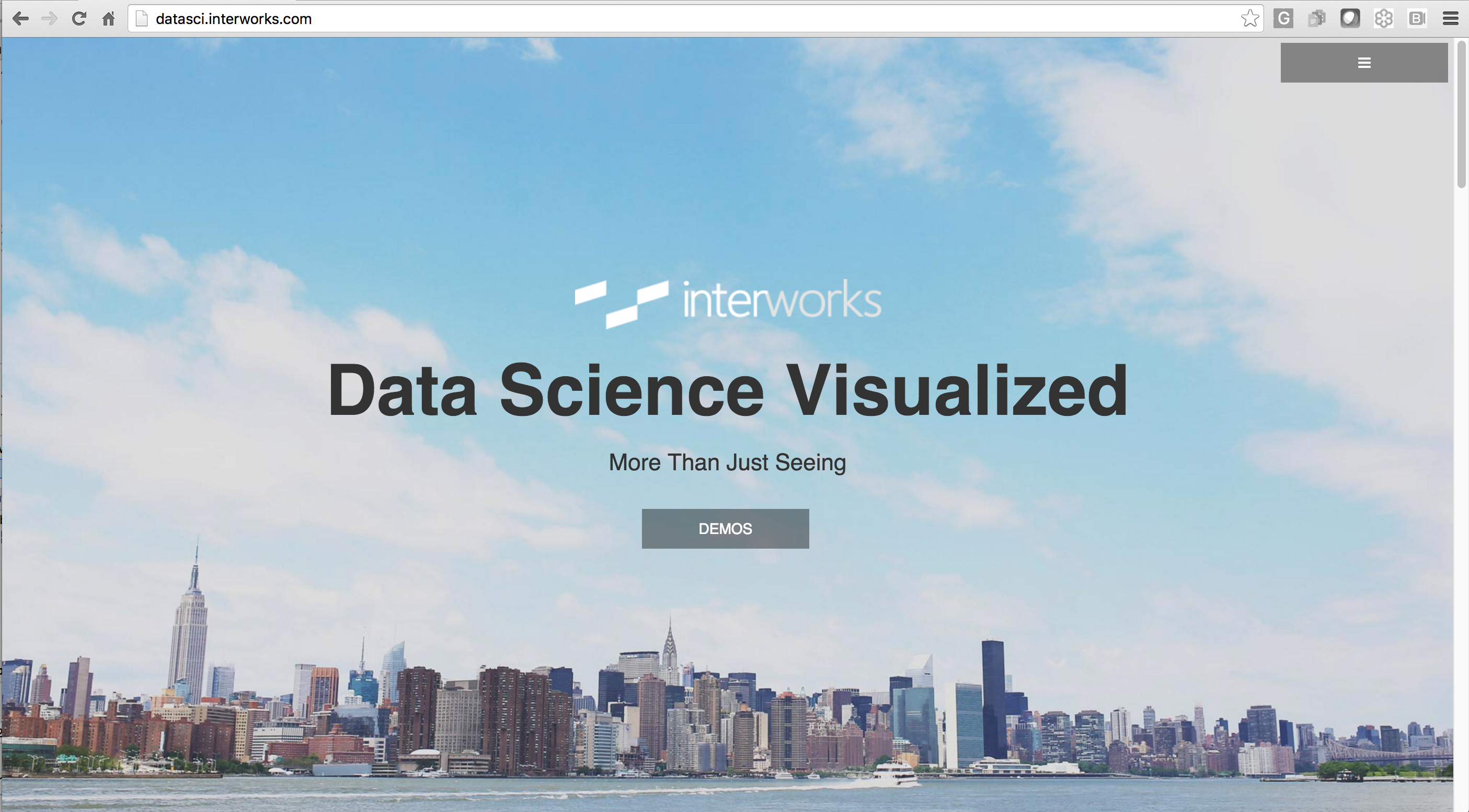 The Data Science Portal — web application for forecast inputs